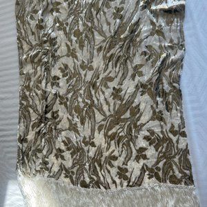 Velvet baroque scarf